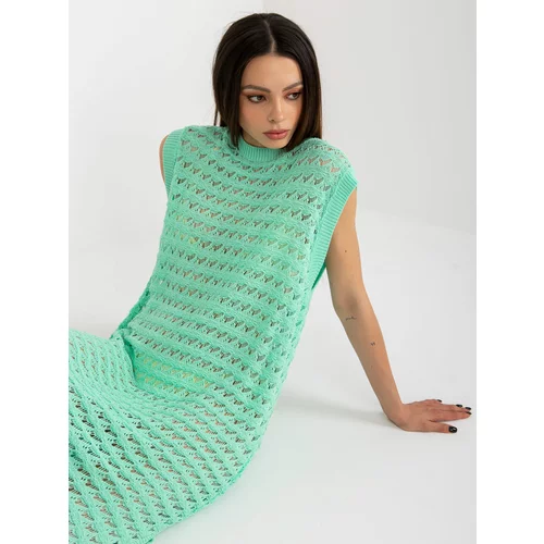 Fashion Hunters Mint knitted maxi dress