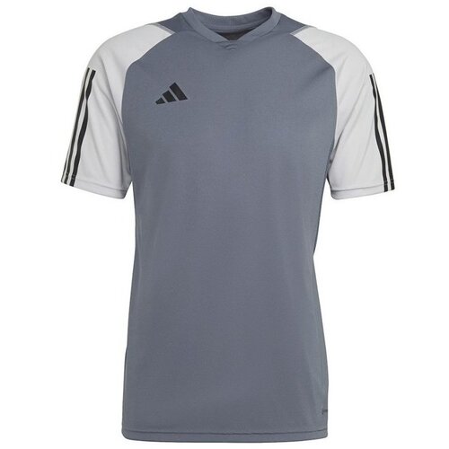 Adidas Majice s kratkimi rokavi Tiro 23 Competition Siva Slike