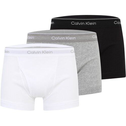 Calvin Klein Bokserice siva melange / crna / bijela Cene