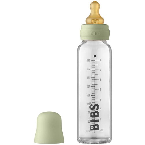 Bibs Baby Glass Bottle 225 ml steklenička za dojenčke Sage Cene