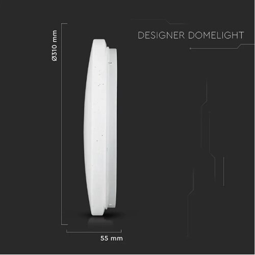 V-tac led plafonjera 18W star effect 3U1 IP20 VTA8 Slike