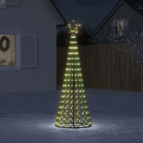  Svjetleći stožac za božićno drvce 275 LED topli bijeli 180 cm Cijene