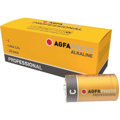 Agfaphoto Professional LR14 baby (c) baterija alkalno-manganov 1.5 V 10 kos, (20641708) Cene