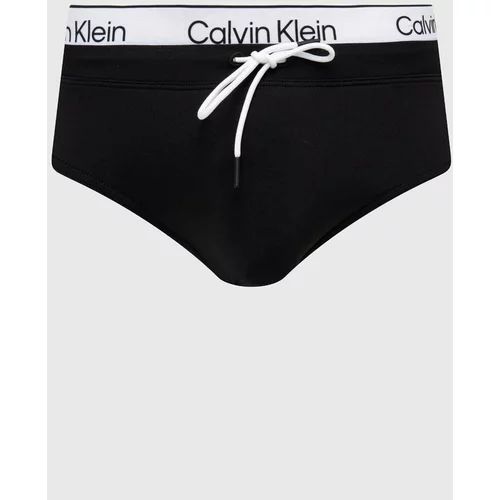 Calvin Klein Kopalne hlače črna barva