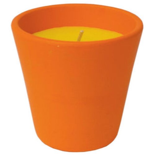 ROURA Sveča 340225.085.2, Citronela v keramiki 80 X 82 mm, oranžna Slike