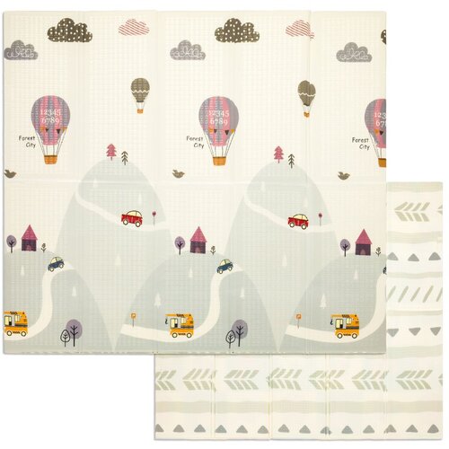 Fillikid dvostrana podloga za igru Balloon, 180x200 cm Slike