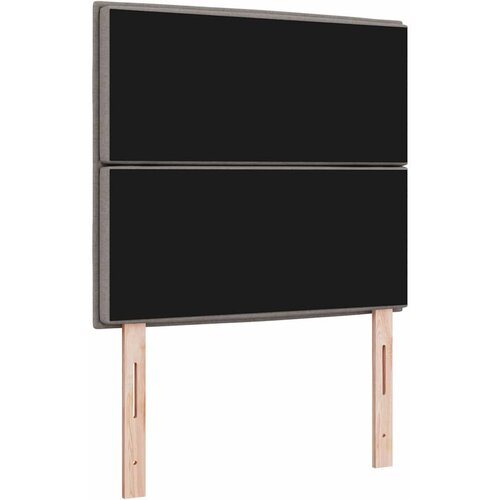  Uzglavlje Sivo-smeđa 100 cm tkanina Slike