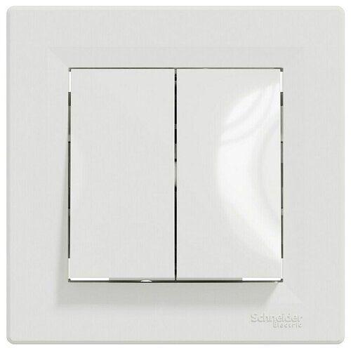 Schneider Electric Asfora Tipka dvojna (Bela, Podometna montaža, 10 A) Cene