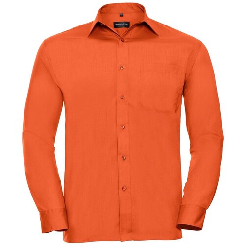RUSSELL Men&amp;#039;s long sleeve polycotton shirt R934M 65/35 115g/110g Slike