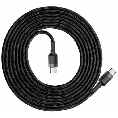 Baseus cafule kabel pletena žica usb-c pd / usb-c pd PD2.0 60W 20V 3A QC3.0 2m Slike