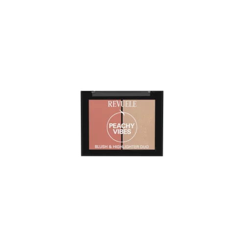 Revuele Blush & Highlighter Duo - Peachy Vibes