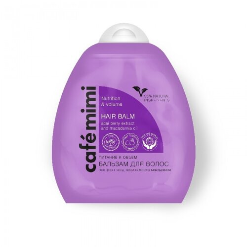 Café Mimi Balzam za negu i volumen kose sa ekstraktom Acai bobica i uljem makadamije 100ml Cijene