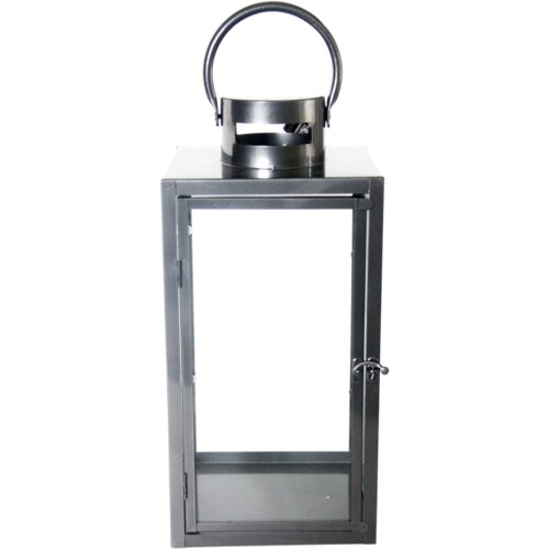 Esschert Design Laterna Esschert (19.5 x 19.5 x 41.3 cm, antracit) Cene