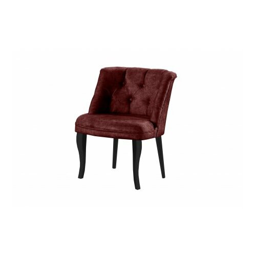 Atelier Del Sofa fotelja roma black wooden claret red Cene