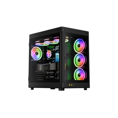 LC Power Kuci&scaron;te Gamdias Neso P1 Full Tower/E-ATX/ATX/Micro-ATX/Mini-ITX/bez napajanja/kaljeno staklo/crna Cene