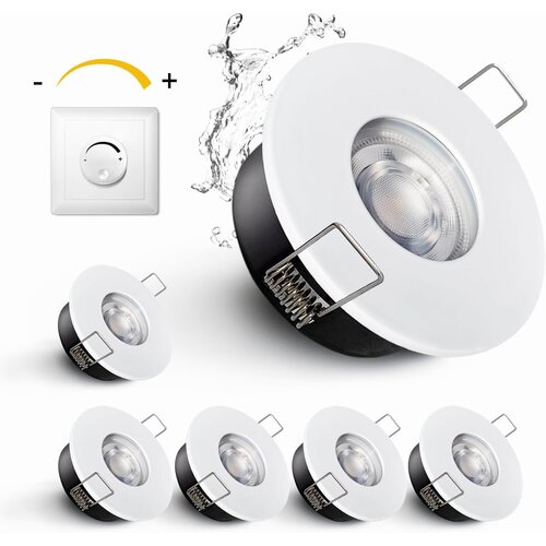SWEIER 6x 5W 6000K LED Vgradni Reflektorji 5W 6000K Cene