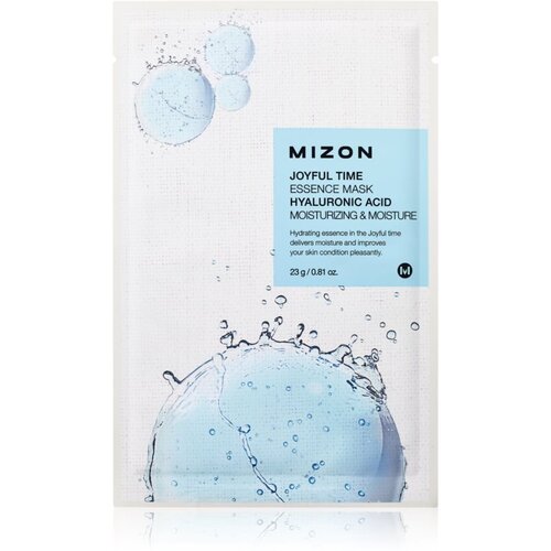 Mizon Joyful Time Hyaluronic Acid maska iz platna z vlažilnim in pomirjajočim učinkom 23 g Cene