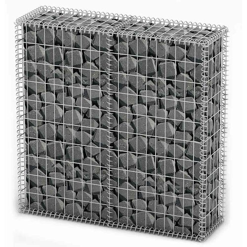  Gabionska ko&amp;scaron;ara s poklopcima od pocinčane žice 100 x 100 x 30 cm Slike
