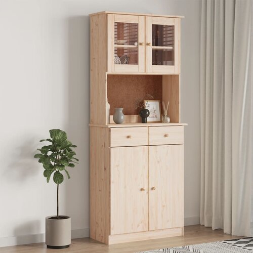  Visoka komoda ALTA 77 x 35 x 188 cm od masivne borovine Cene