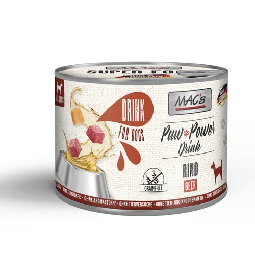 MAC&amp;#039;s Dog Paw Power Drink 185 g - Govedina Slike