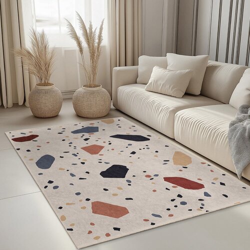 Mila Home Krem periv tepih 60x100 cm Cracked Terrazzo &amp;ndash; Slike