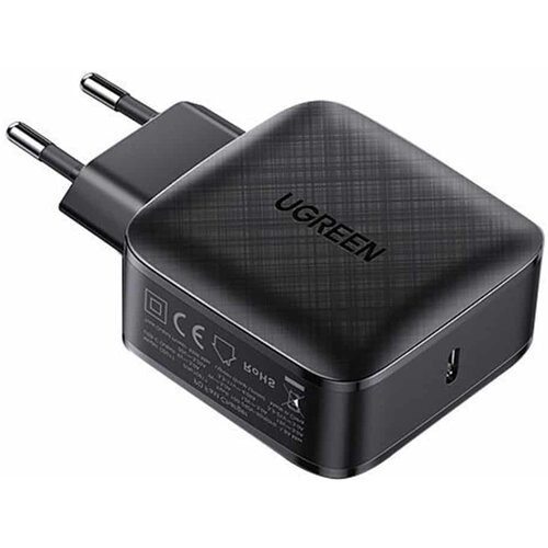 Ugreen zidni punjač (70817) - Type-C- PD GaN 3.0 - 65W 4A - crni Slike