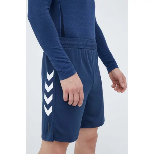 Hummel Kratke hlače za vadbo Topaz 2-pack mornarsko modra barva