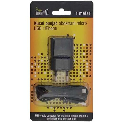 Meanit Kućni punjač za pametne telefone i iPhone 1m Cijene