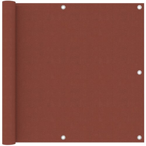 vidaXL Balkonsko platno terakota 90x500 cm oksford blago Cene