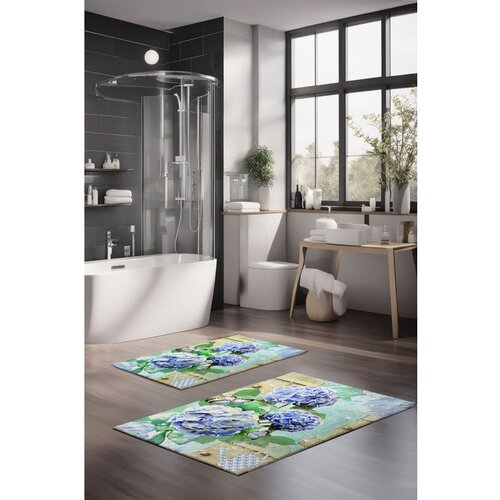  CT-5257 multicolor bathmat set (2 pieces) Cene