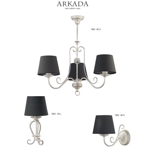 Jupiter 1204 - Stona lampa ARKADA 1xE27/60W/230V Slike