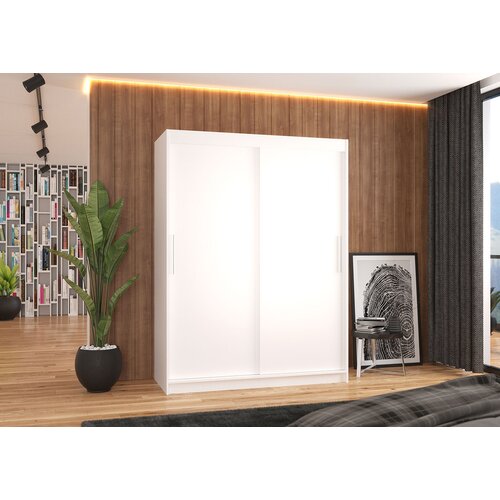  Klizni ormar Denver (150 cm)-Bijela Slike