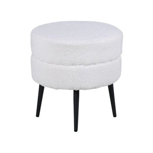 Venture Home okrugli puf Pot ⌀40 &amp;times; 40 cm, bijela Slike