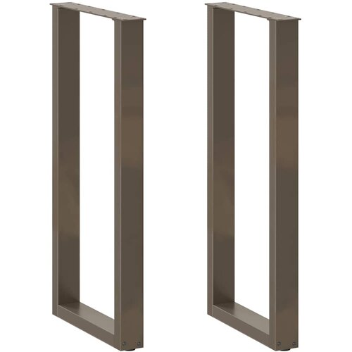  Noge za barski stol U-oblik 2 kom Prirodni čelik 40 x (100-101) cm Čelik Cene