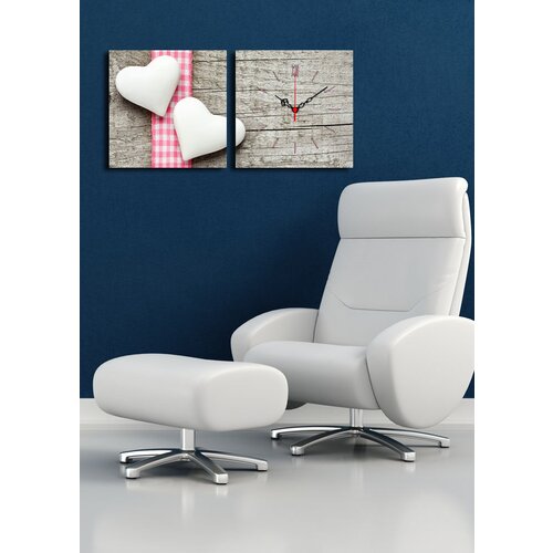 Wallity zidni sat 2P2828CS-18, 60x28 cm, 2 dela Cene