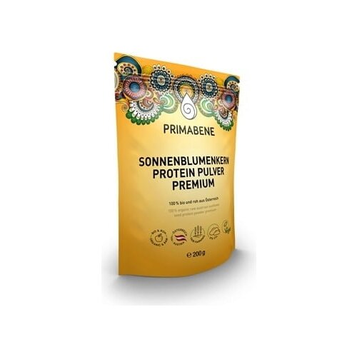 PRIMABENE Proteinski prah od sjemenki suncokreta Premium sirovo bio Slike