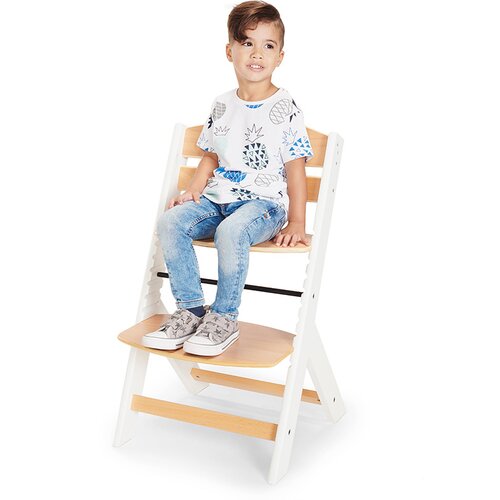 Kinderkraft otro&amp;scaron;ki stol za hranjenje enock&amp;trade; wooden/white Slike