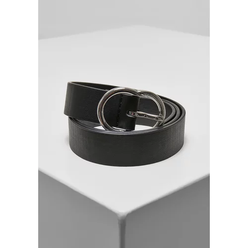 Urban Classics Accessoires Small Ring Buckle Belt black/silver