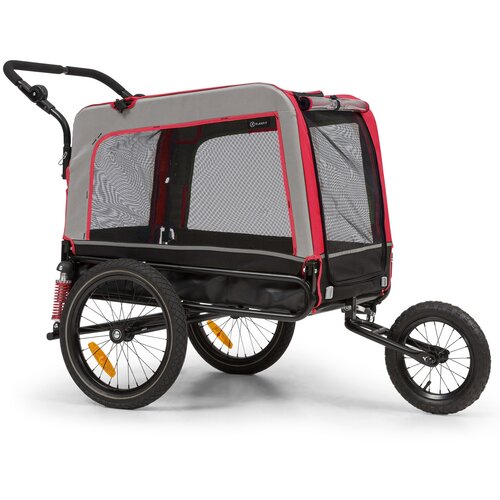 Klarfit Husky Vario 2 v 1, prikolica za pse, voziček za pse, približno 240 L, 600D Oxford Cene