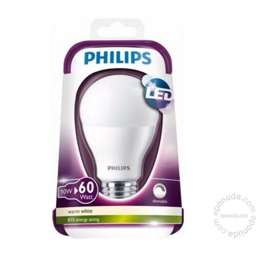 Philips LED sijalica E27 6W (40W) 470 lm 2700 K 1026x562mmA60FR PS470 Slike