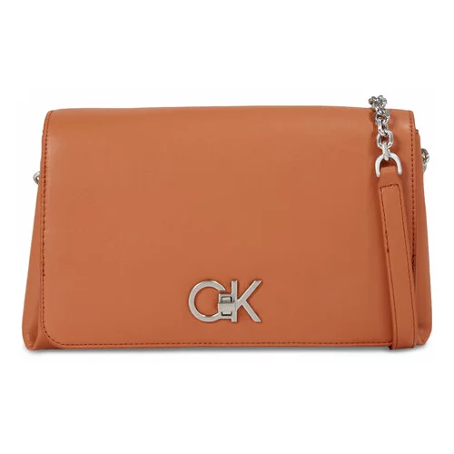 Calvin Klein Ročna torba Re-Lock Shoulder Bag Md K60K611057 Rjava