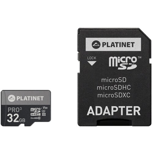 Platinet Flash memorija MSD PMMSD32UIII, MicroSDHC, 32GB Cene