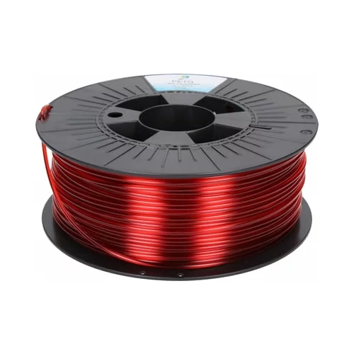 3DJAKE PETG transparentno rdeča - 1,75 mm / 2300 g