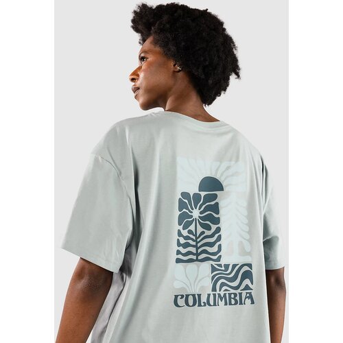 Columbia Rolling Bend Graphic Oversized T-shirt crushed blue / flrl grve Cene