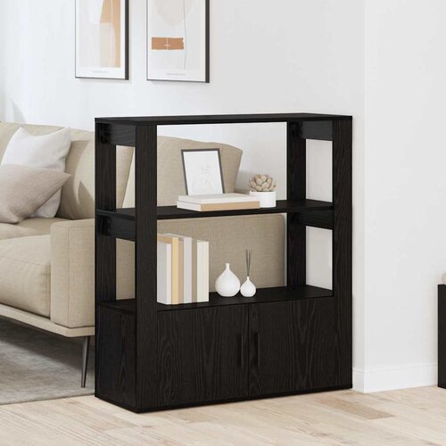vidaXL Kreveta Crni hrast 30 x 80 x 90 cm Konstruirano drvo Cijene