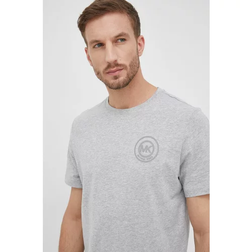 Michael Kors Pamučna majica boja: siva, jednobojni model