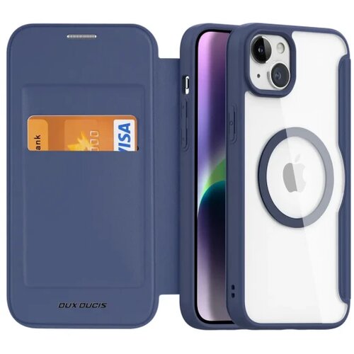 Dux ducis Skin X Pro - Folio Case compatible with MagSafe for Apple iPhone 15 blue Cijene