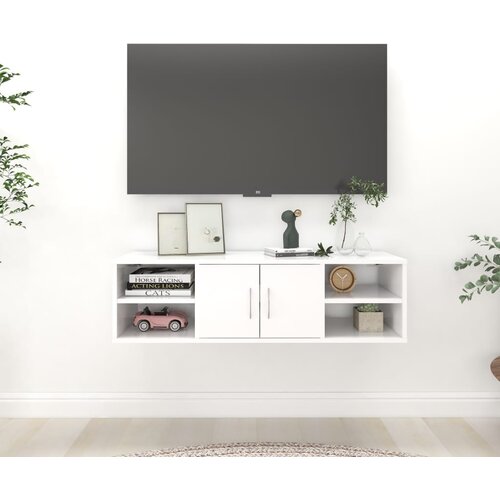 vidaXL Zidna polica bijela 102 x 30 x 29 cm od iverice Cijene