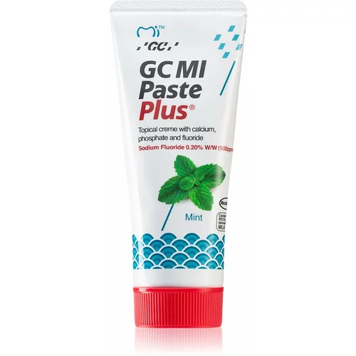 Gc MI Paste Plus remineralizacijska zaščitna krema za občutljive zobe s fluoridom okus Mint 35 ml
