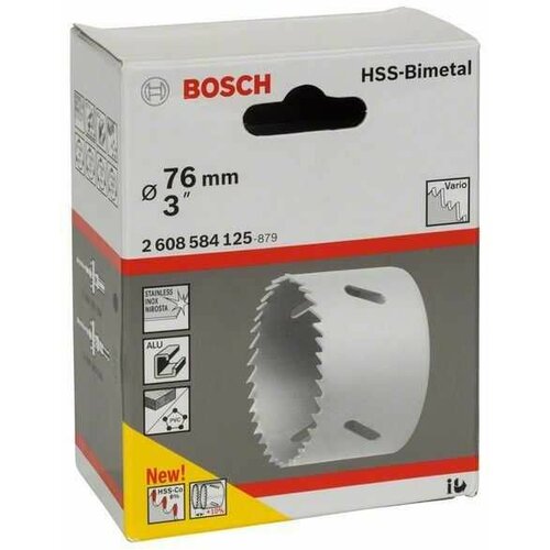Bosch testera za otvore hss-bimetal za standardne adaptere 2608584125/ 76 mm/ 3" Slike